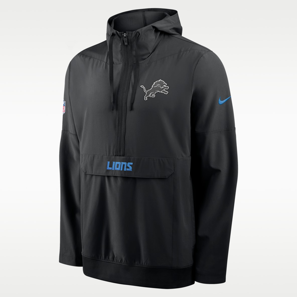 Detroit Lions Rivalries Collection Sideline Anorak Men's Nike NFL 1/2-Zip Hooded Jacket