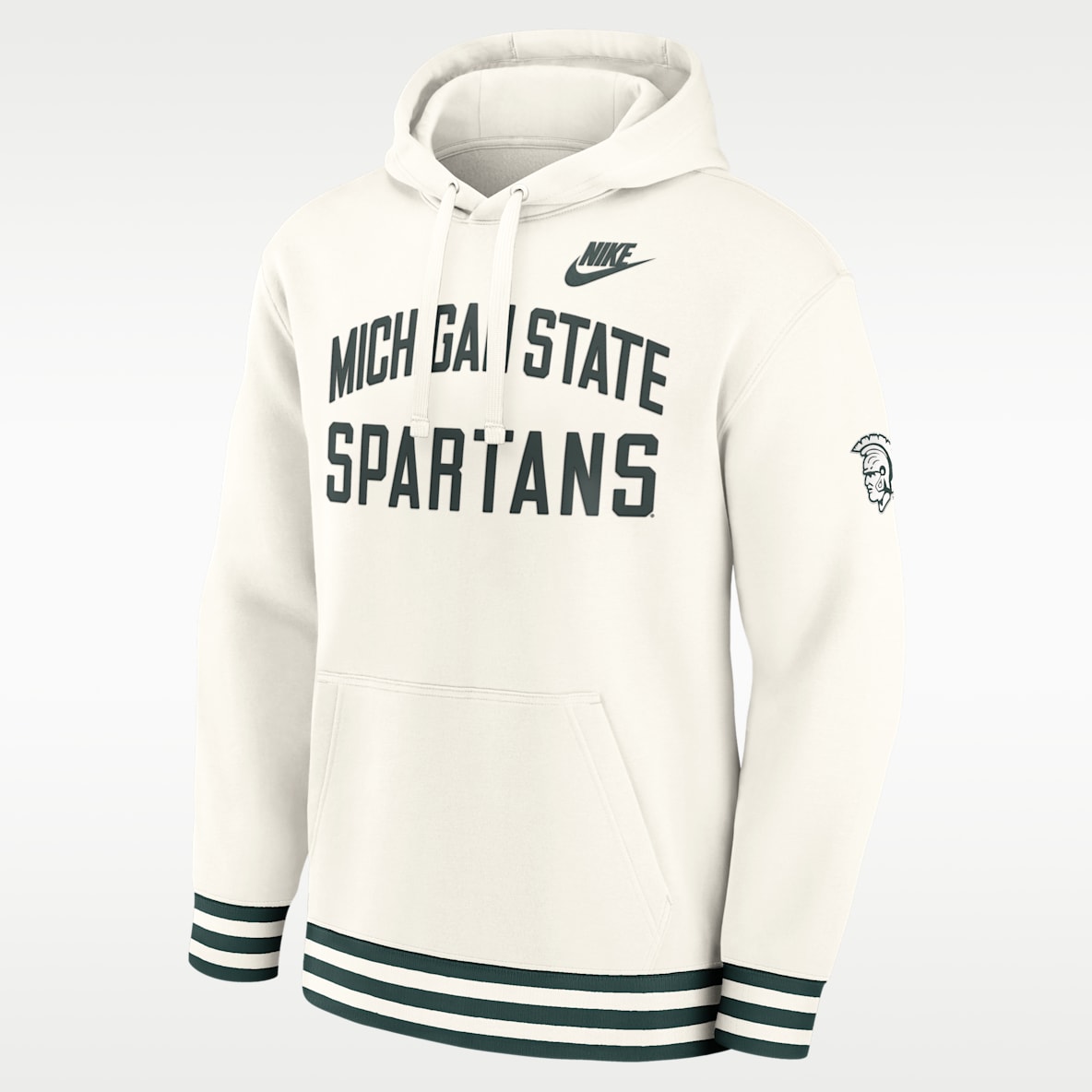 State Legacy Michigan Sudadera con gorro sin cierre universitaria Nike para hombre