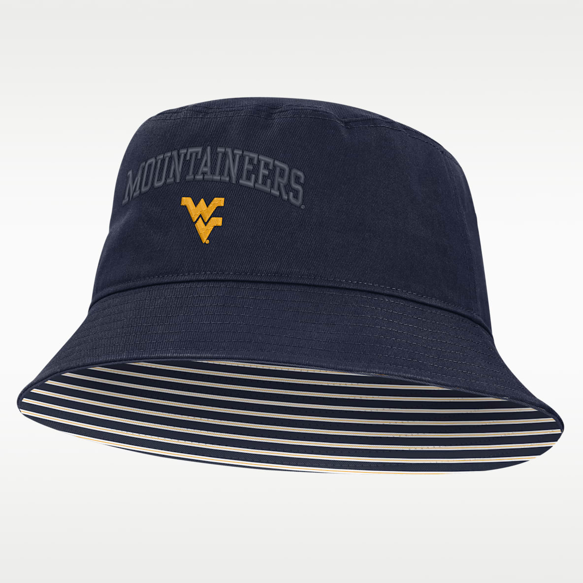 West Virginia Primetime Apex Men's Nike College Bucket Hat