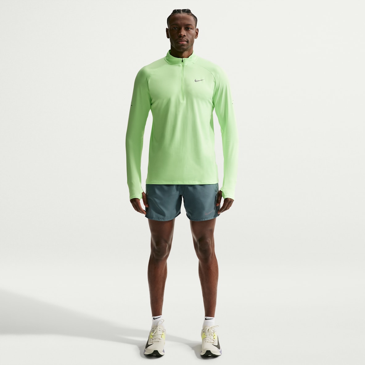 Nike Miler Dri-FIT Laufshorts mit integriertem Slip (ca. 12,5 cm) (Herren)