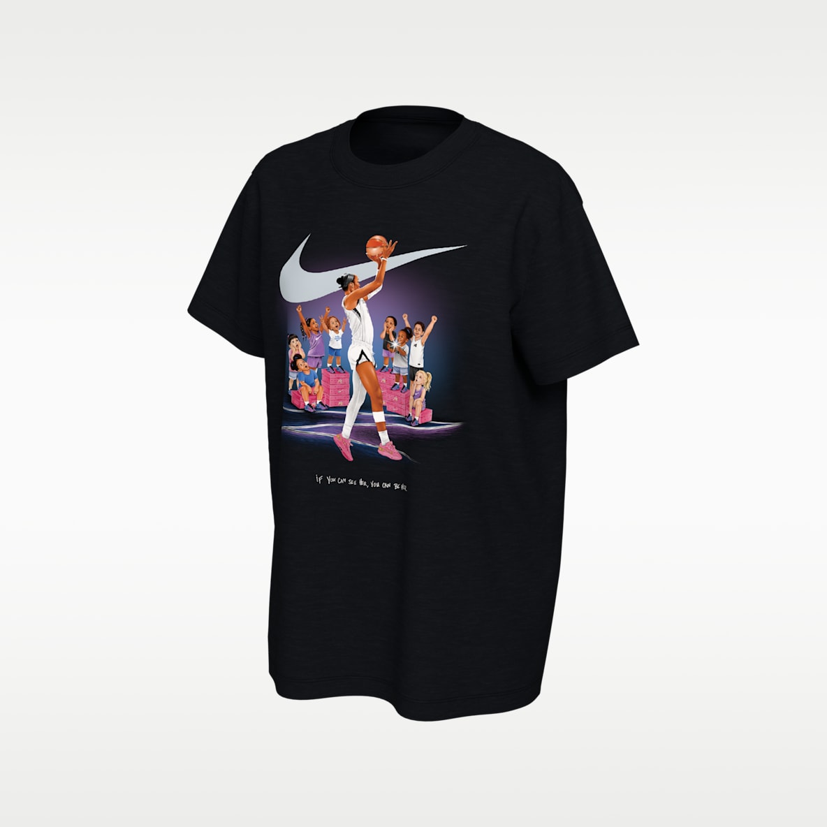 A'ja Wilson Big Kids' Nike Basketball T-Shirt