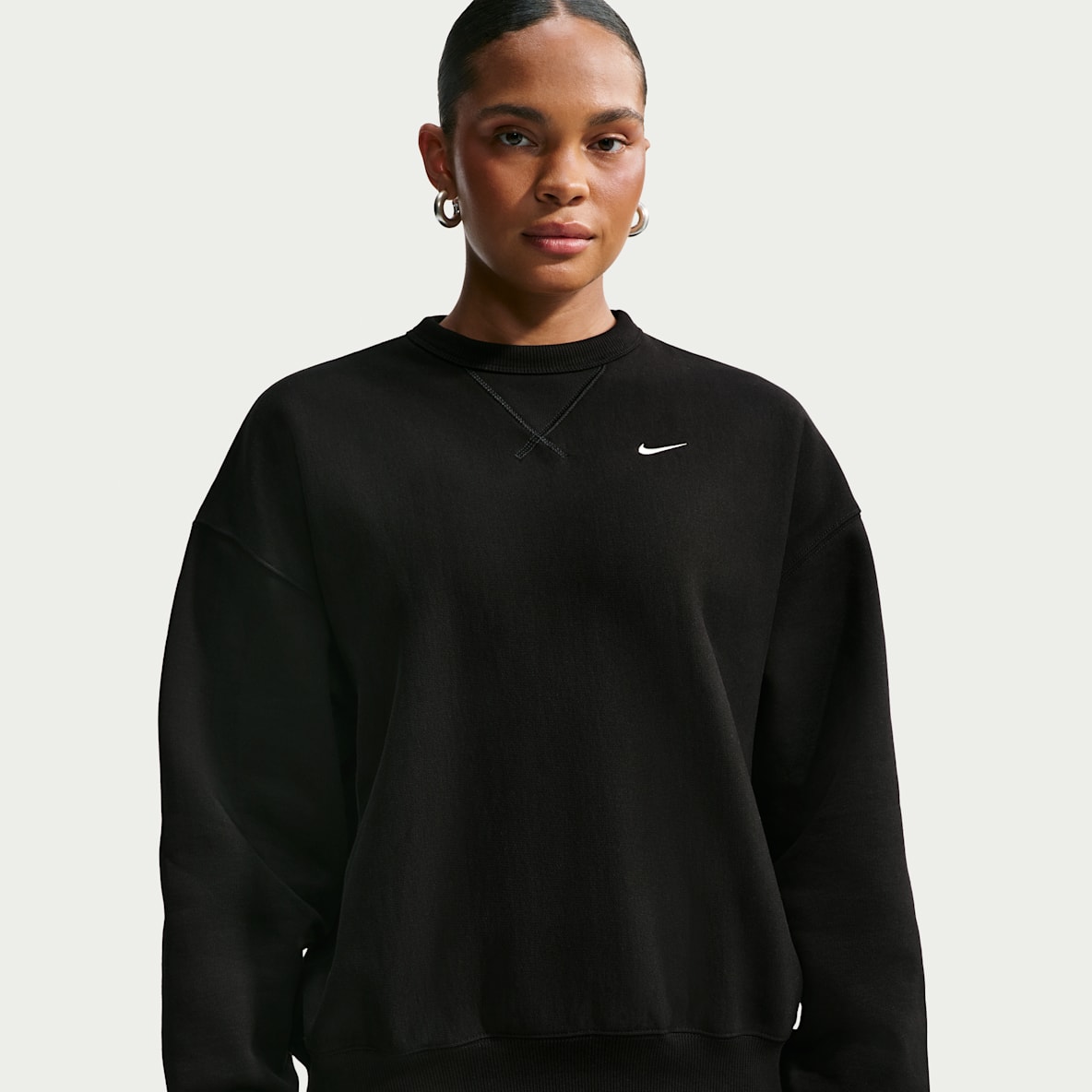 Nike Studio Fleece Heavyweight Women's Oversized Crew
