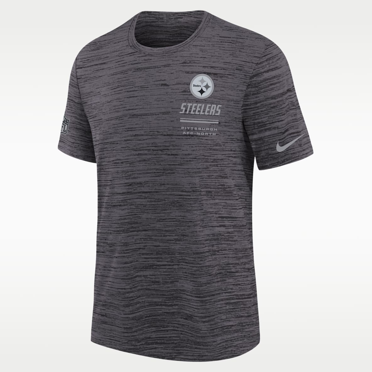 Pittsburgh Steelers Sideline Team Issue Velocity Big Kids' Nike Dri-FIT NFL T-Shirt