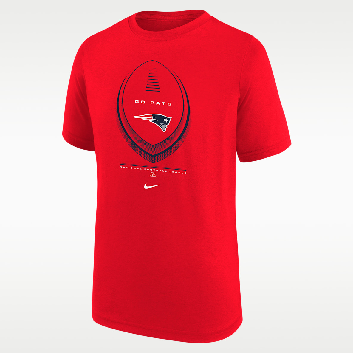 New England Patriots Icon Legend Edition Big Kids' Nike Dri-FIT NFL T-Shirt