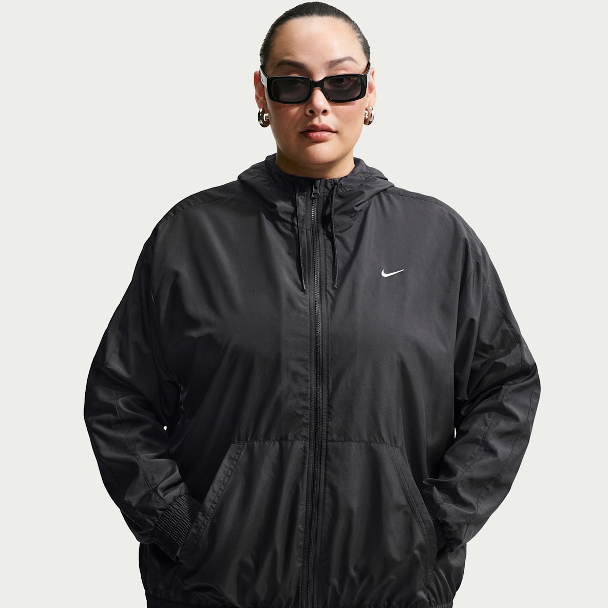 Nike Sportswear Classic Wovens Women's Loose UV Hooded Jacket (Plus Size)