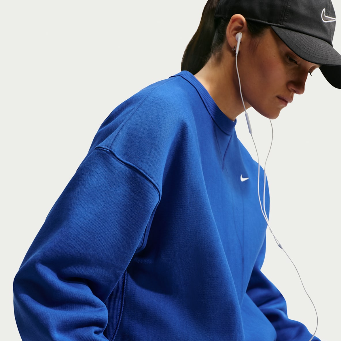 Nike Studio Fleece Heavyweight Camiseta oversize - Mujer