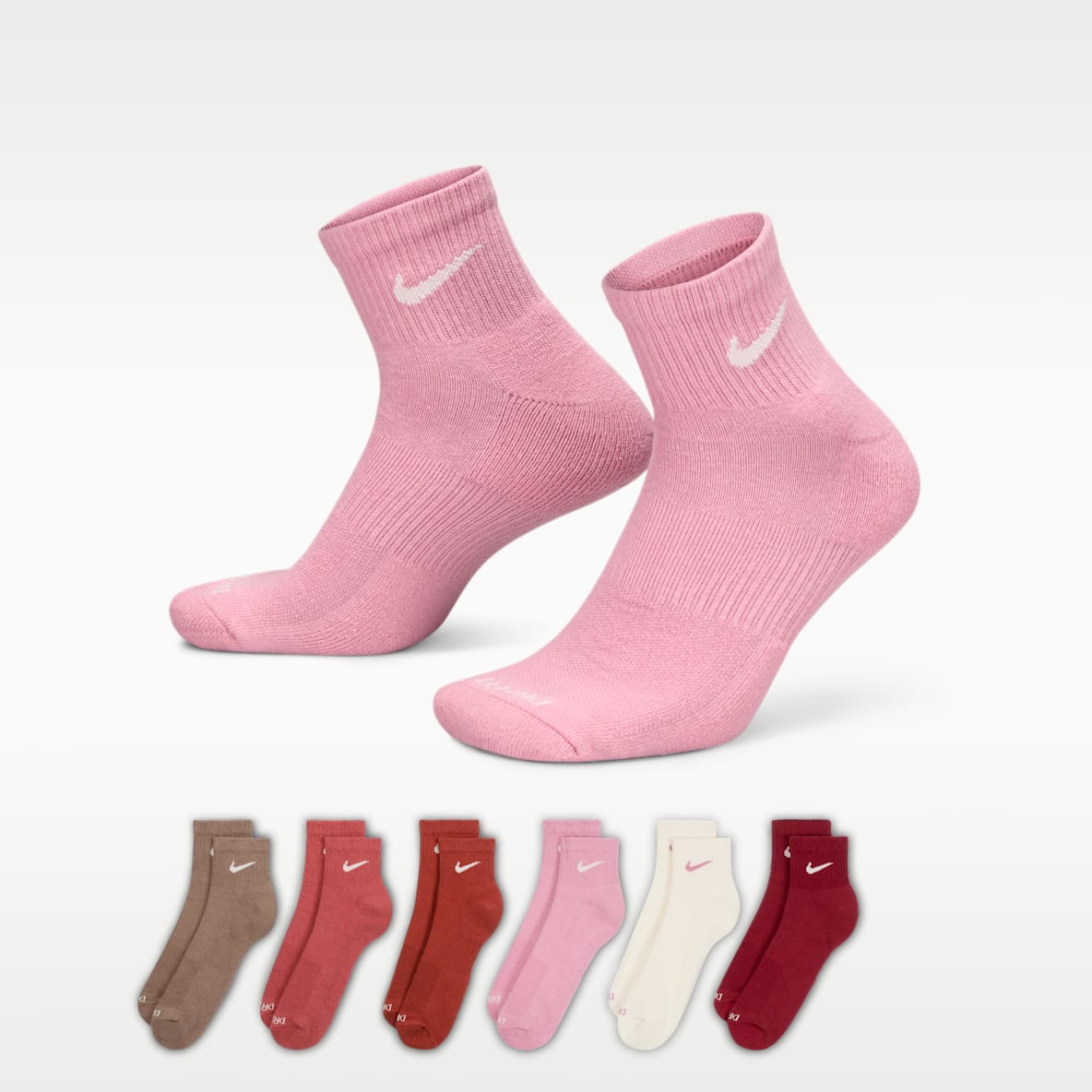 Nike Everyday Plus Cushioned Training Ankle Socks (6 Pairs)