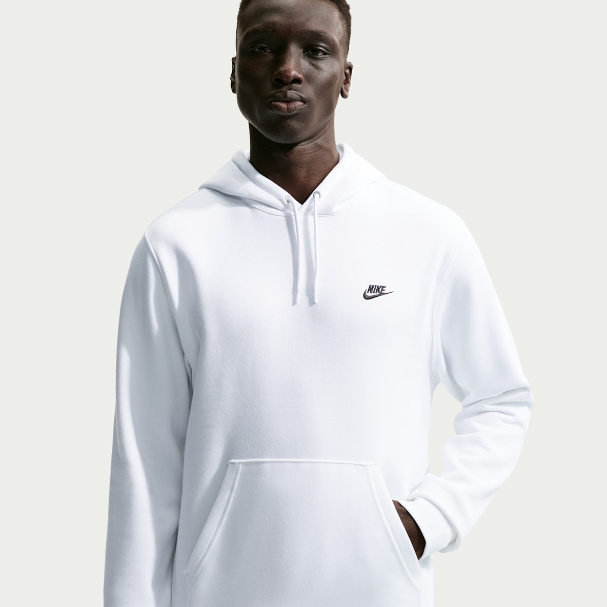 Nike Club Sudadera con gorro sin cierre de tejido Fleece para hombre