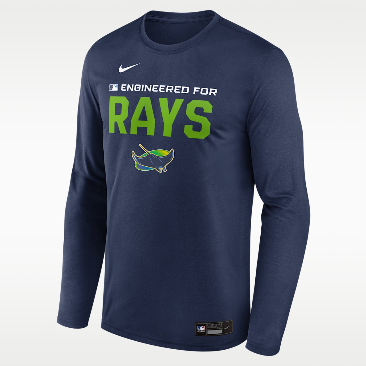 Tampa Bay Rays Authentic Collection Team Issue Men's Nike Dri-FIT MLB Long-Sleeve T-Shirt