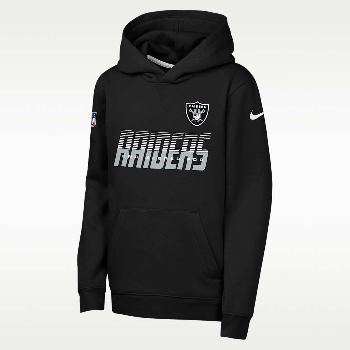 Las Vegas Raiders Sideline Big Kids' Nike NFL Pullover Hoodie