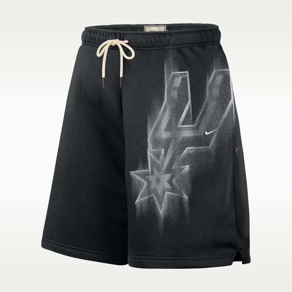 San Antonio Spurs Standard Issue Shorts de básquetbol de tejido Fleece para hombre