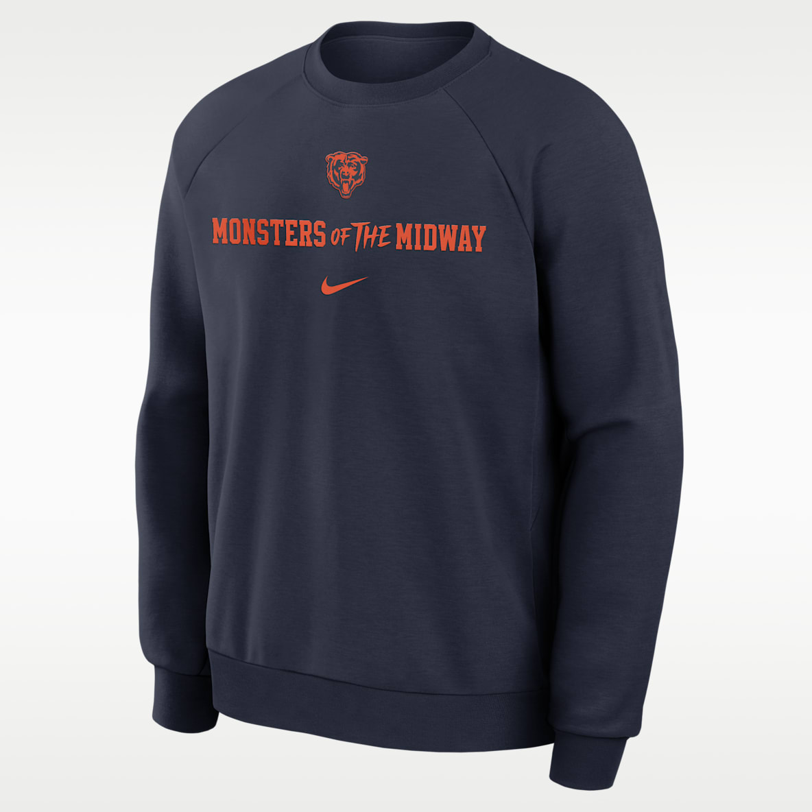 Chicago Bears Rivalries Collection Primary Men's Nike Dri-FIT NFL Pullover Crew