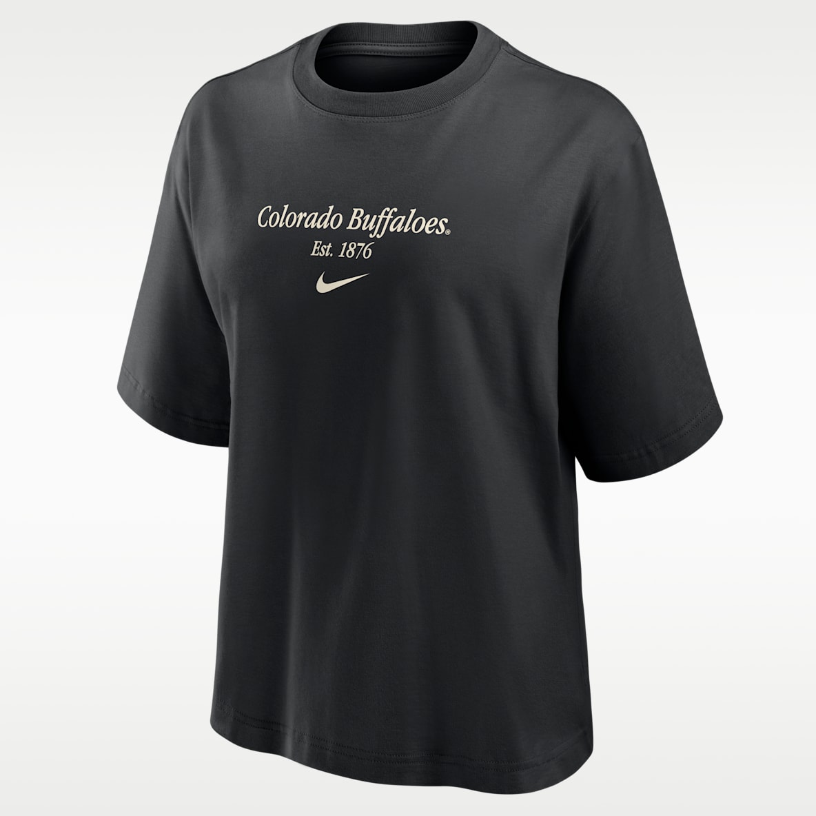 Colorado Authentics Playera de corte cuadrado universitaria Nike para mujer