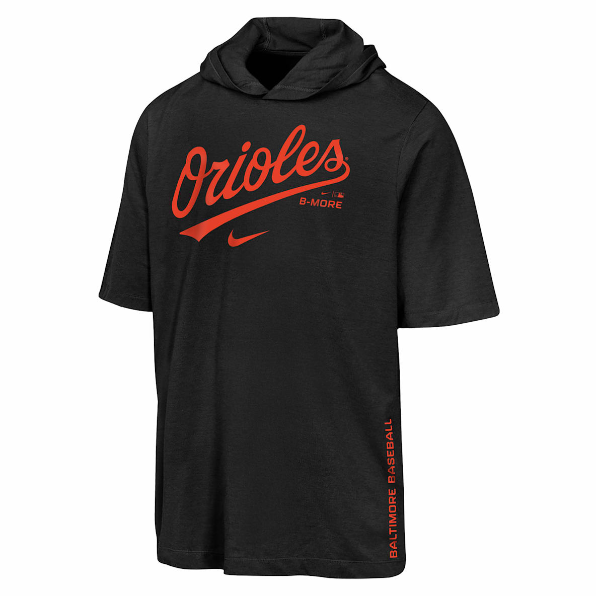 Baltimore Orioles Big Kids' Nike Dri-FIT MLB Hooded T-Shirt