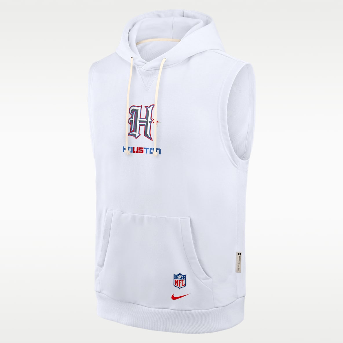 Houston Texans Rivalries Collection Sideline Men's Nike Dri-FIT NFL Sleeveless Pullover Hoodie
