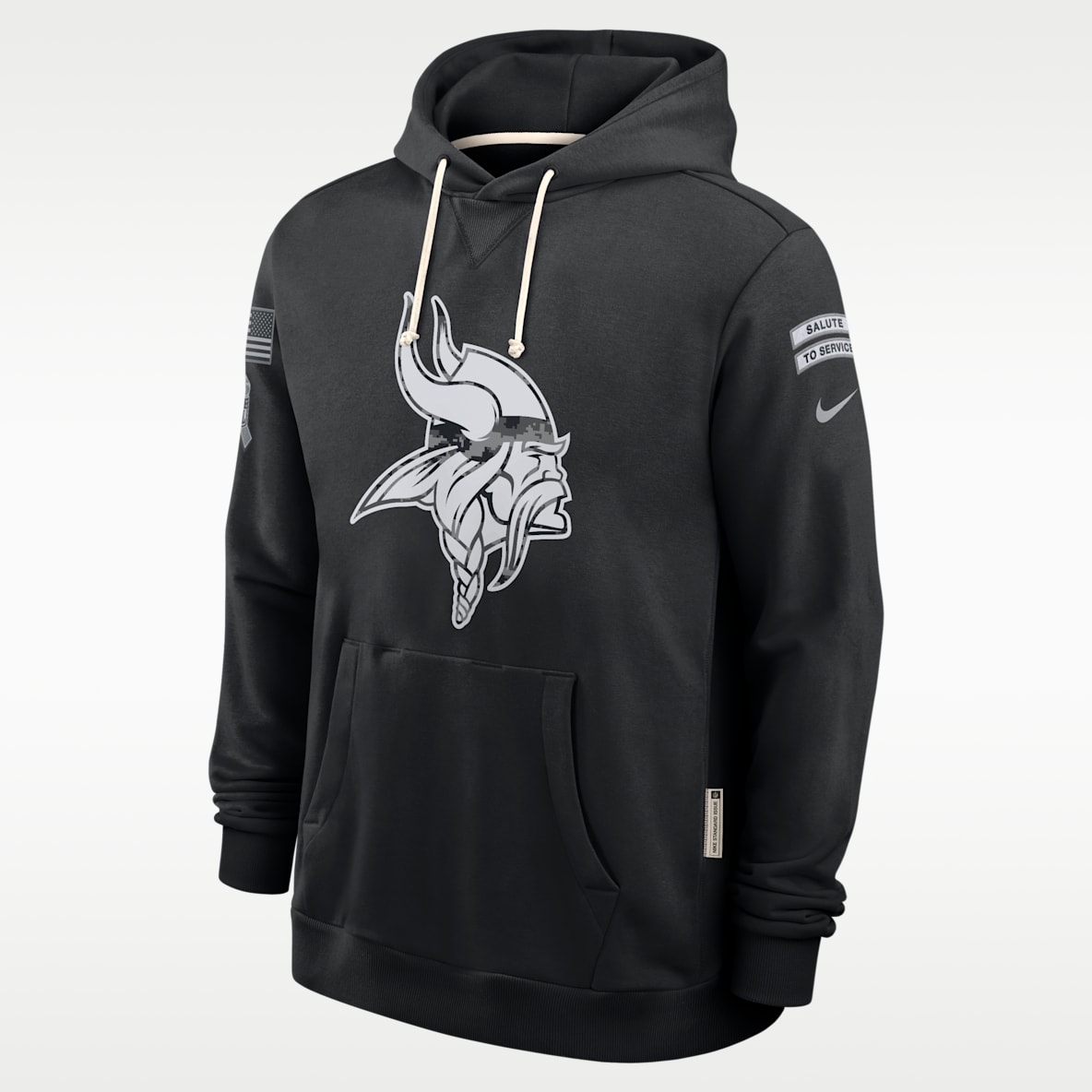 Minnesota Vikings Salute to Service Sideline Men's Nike Dri-FIT NFL Pullover Hoodie