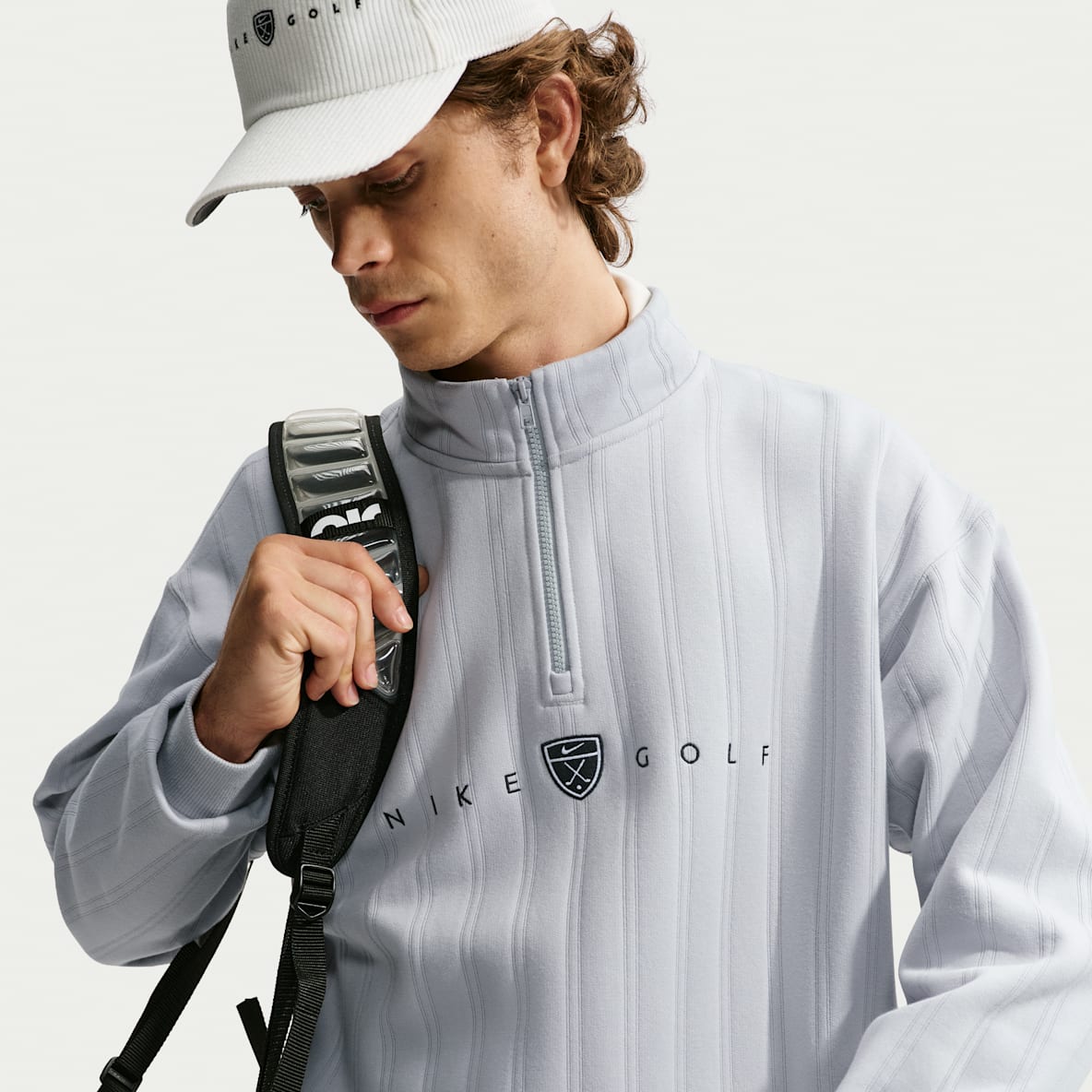 Nike Fairway Fresh Therma-FIT Oversize-Golfoberteil mit Halbreißverschluss für Herren