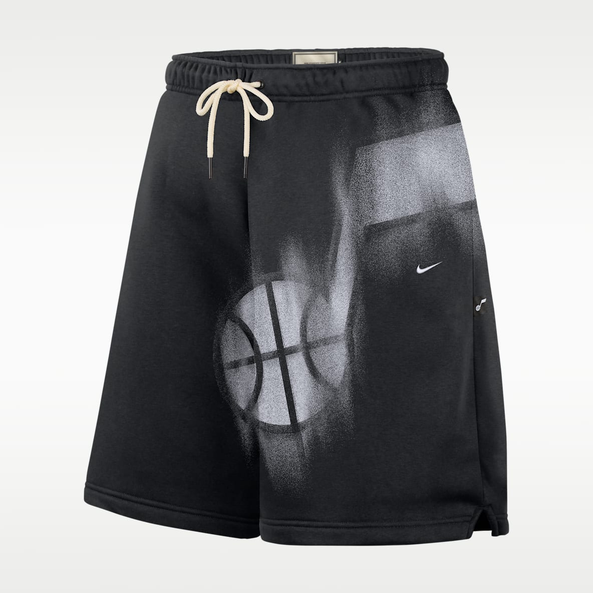 Utah Jazz Standard Issue Shorts de básquetbol de tejido Fleece para hombre