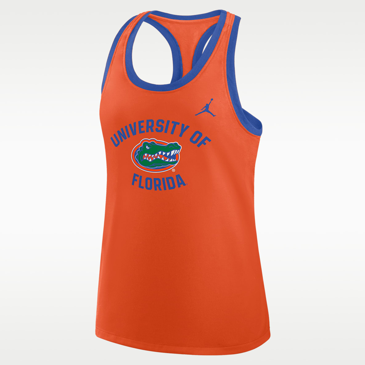 Florida Uni Name Camiseta de tirantes universitaria marca Jordan con espalda deportiva para mujer
