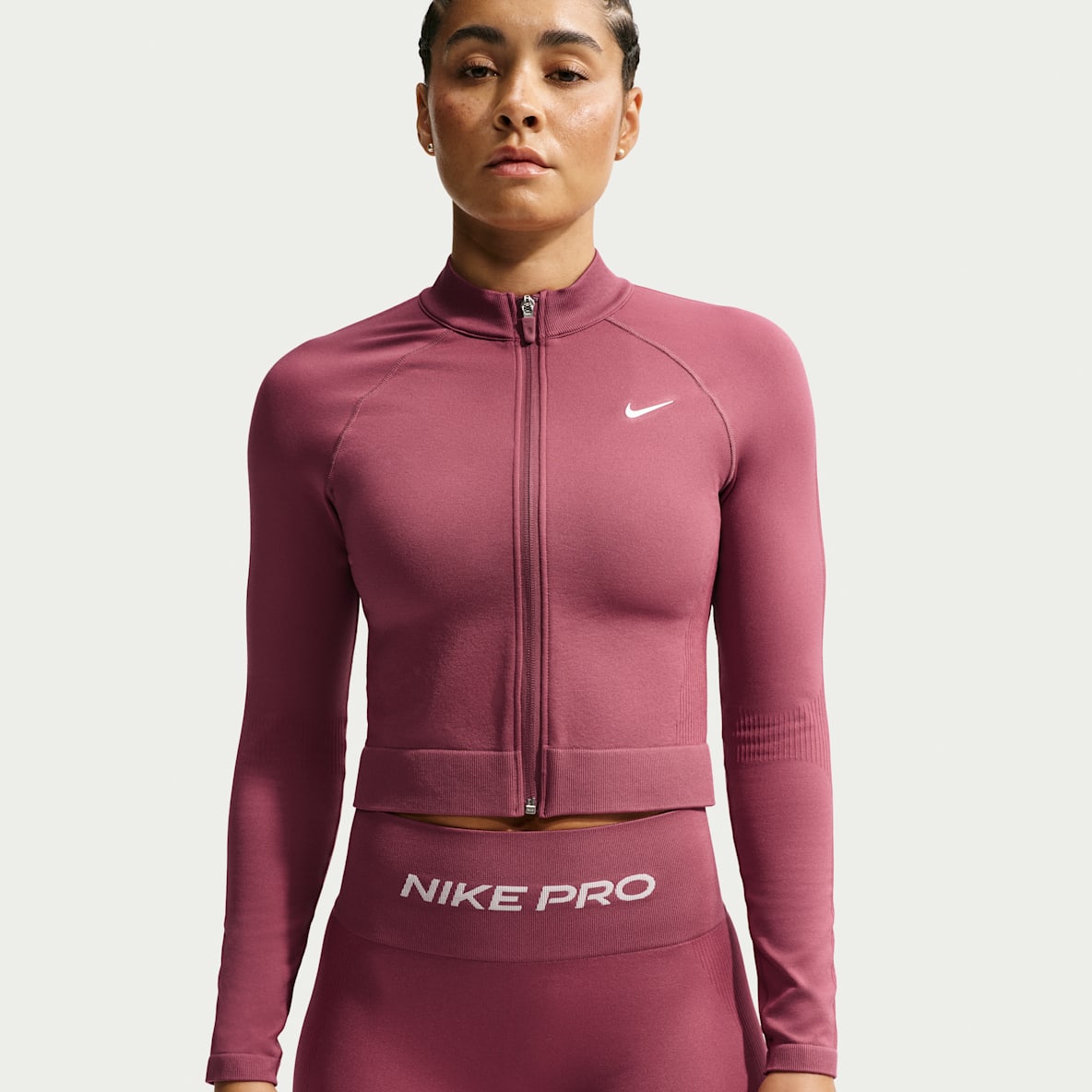 Nike Pro Seamless Women's Dri-FIT Full-Zip Top