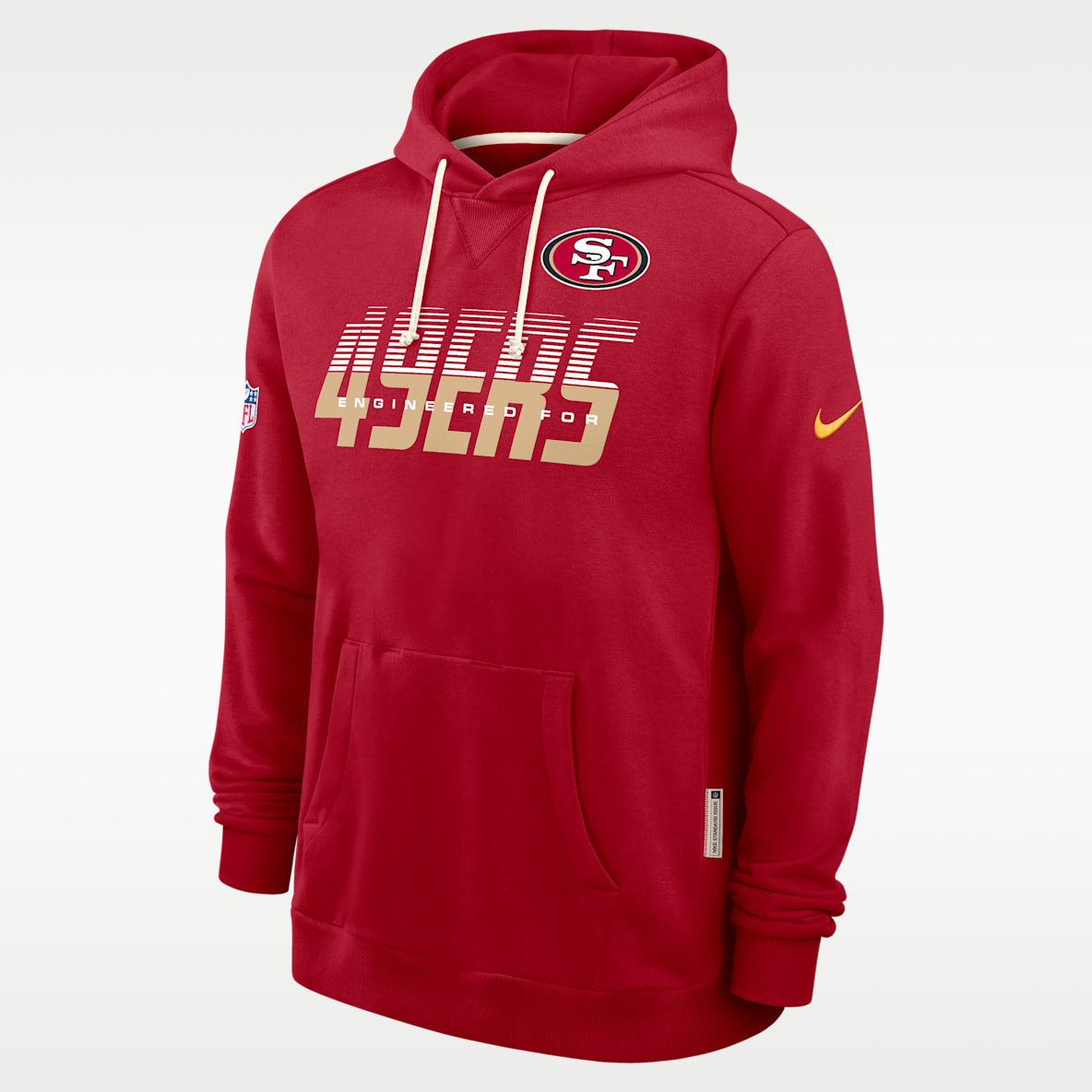 San Francisco 49ers Sideline Standard Issue Men's Nike Dri-FIT NFL Pullover Hoodie
