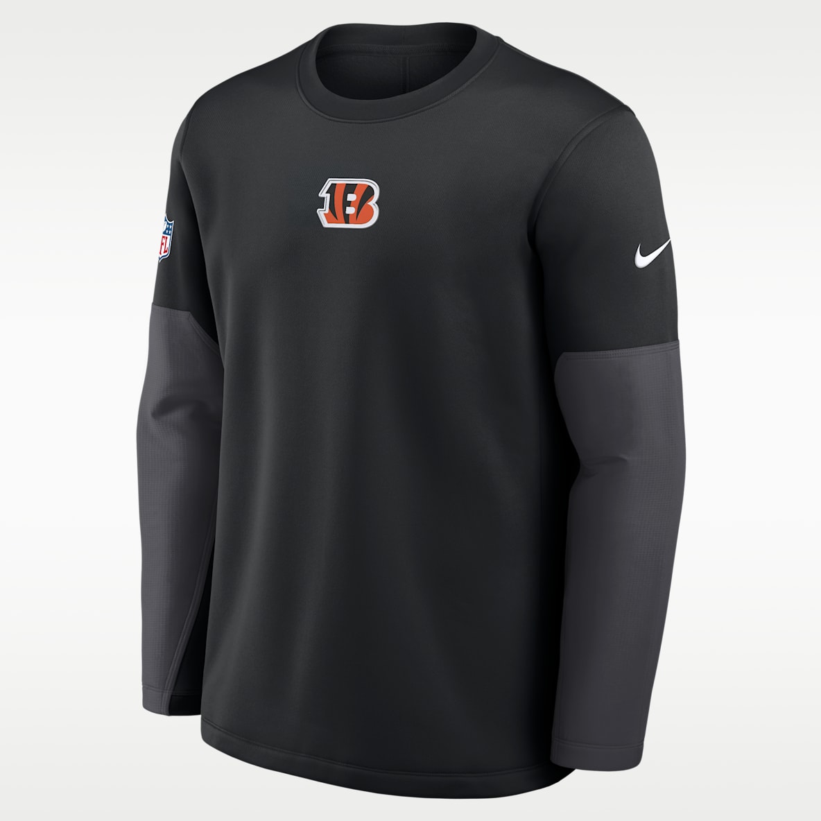 Cincinnati Bengals Scripted To Win Sideline Coach Men's Nike Therma-FIT NFL Long-Sleeve T-Shirt