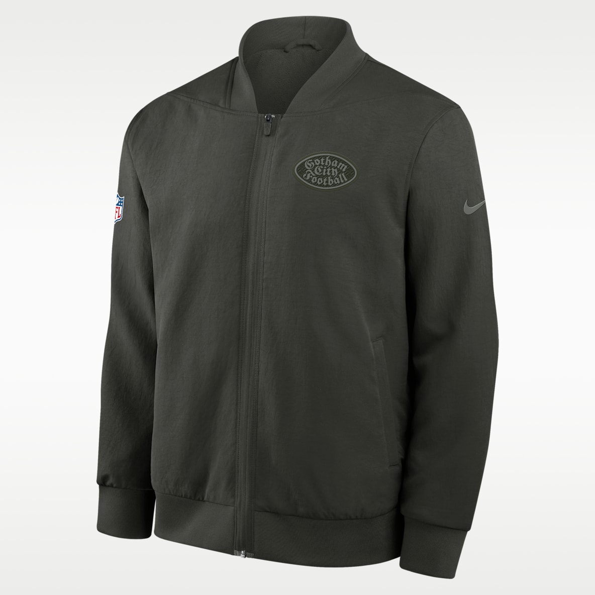 New York Jets Rivalries Collection Sideline Men's Nike NFL Full-Zip Bomber Jacket