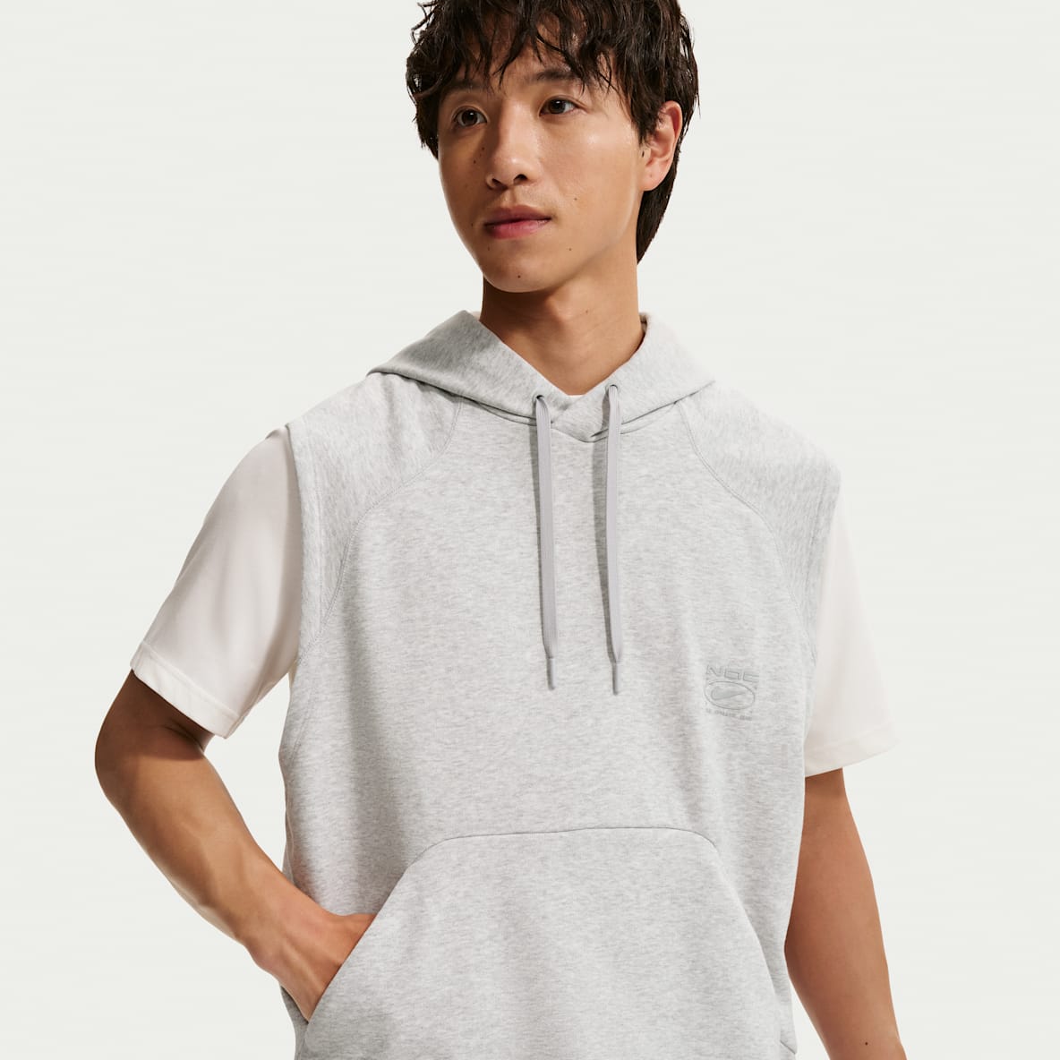 Nike N.A.C. Men's Dri-FIT Fleece Sleeveless Training Hoodie