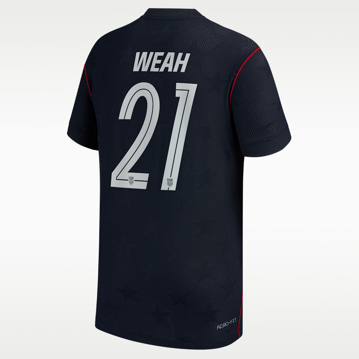 Timothy Weah USMNT 2026 Match Away Big Kids' Nike Dri-FIT ADV Soccer Jersey