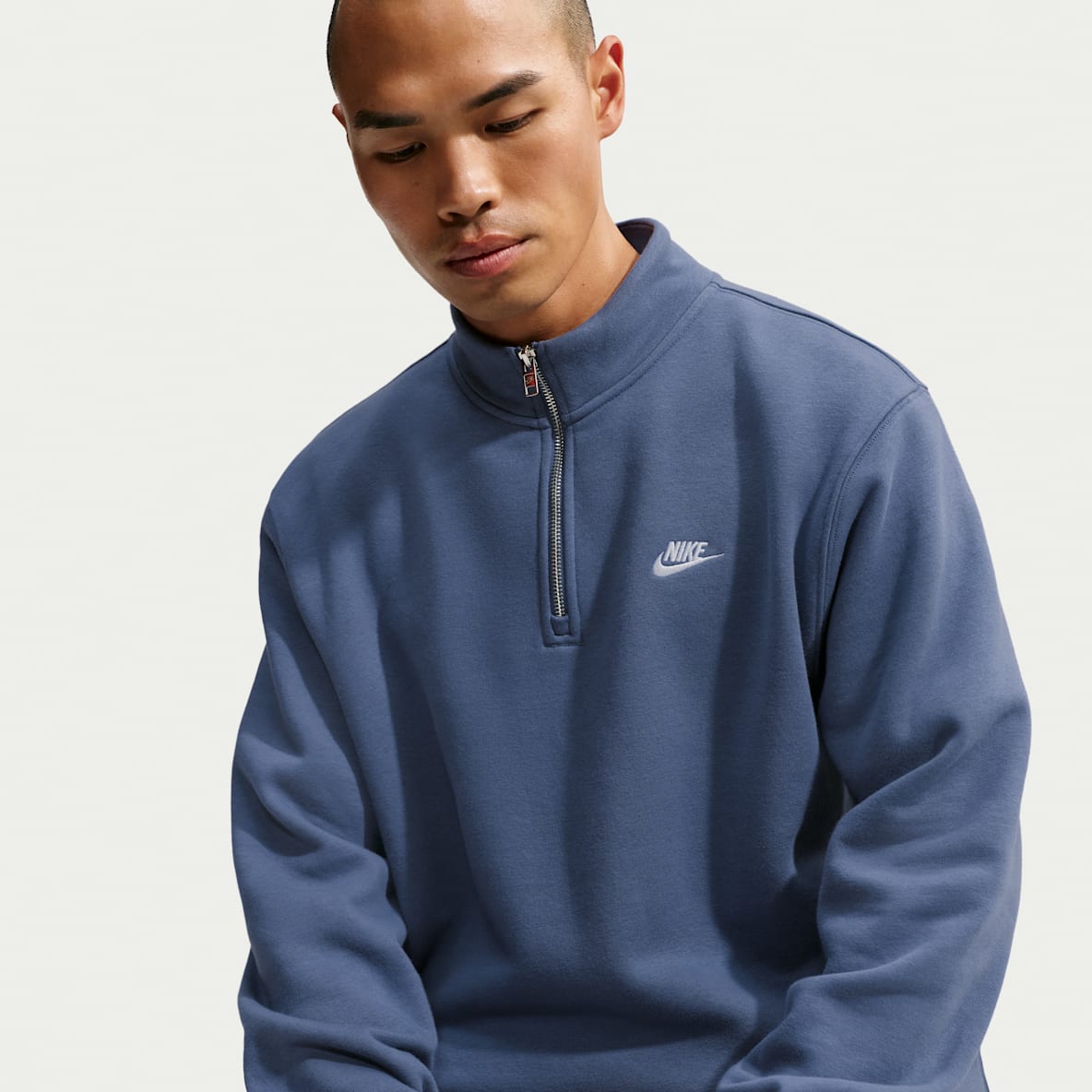 Nike Sportswear Club Sudadera de tejido Fleece de medio cierre para hombre