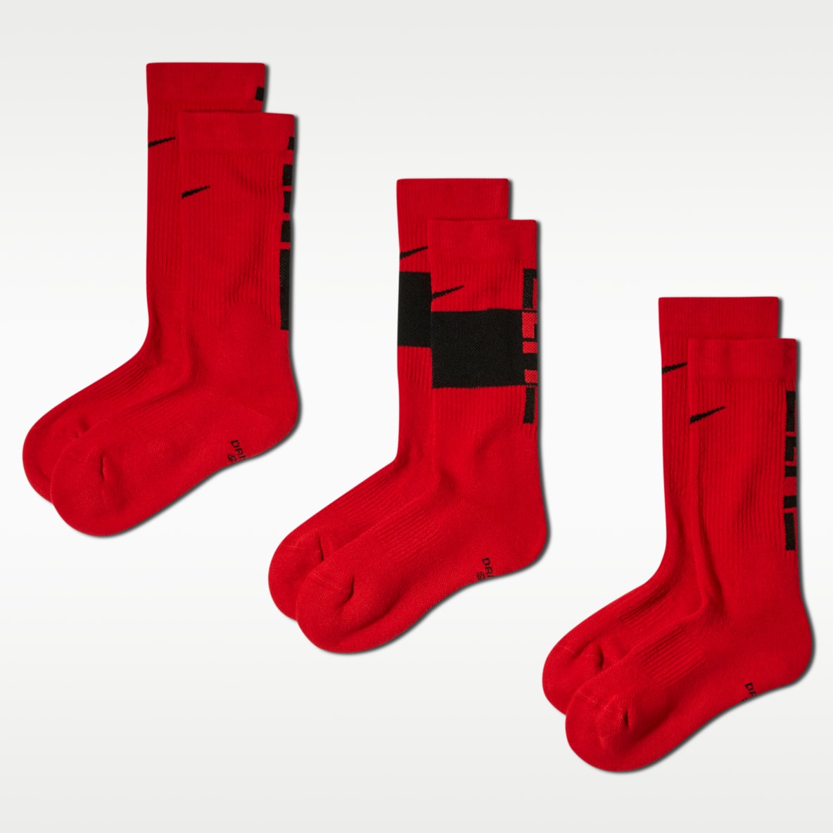 Nike Elite Kids' Basketball Crew Socks (3 Pairs)
