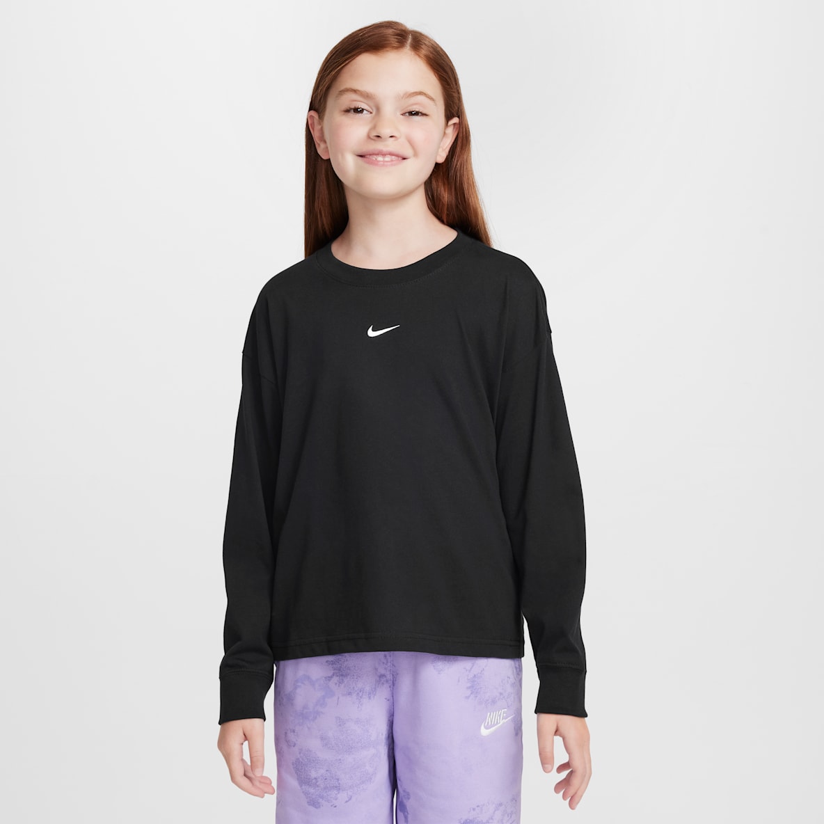 Nike Sportswear Essential Big Kids' (Girls') Long-Sleeve T-Shirt