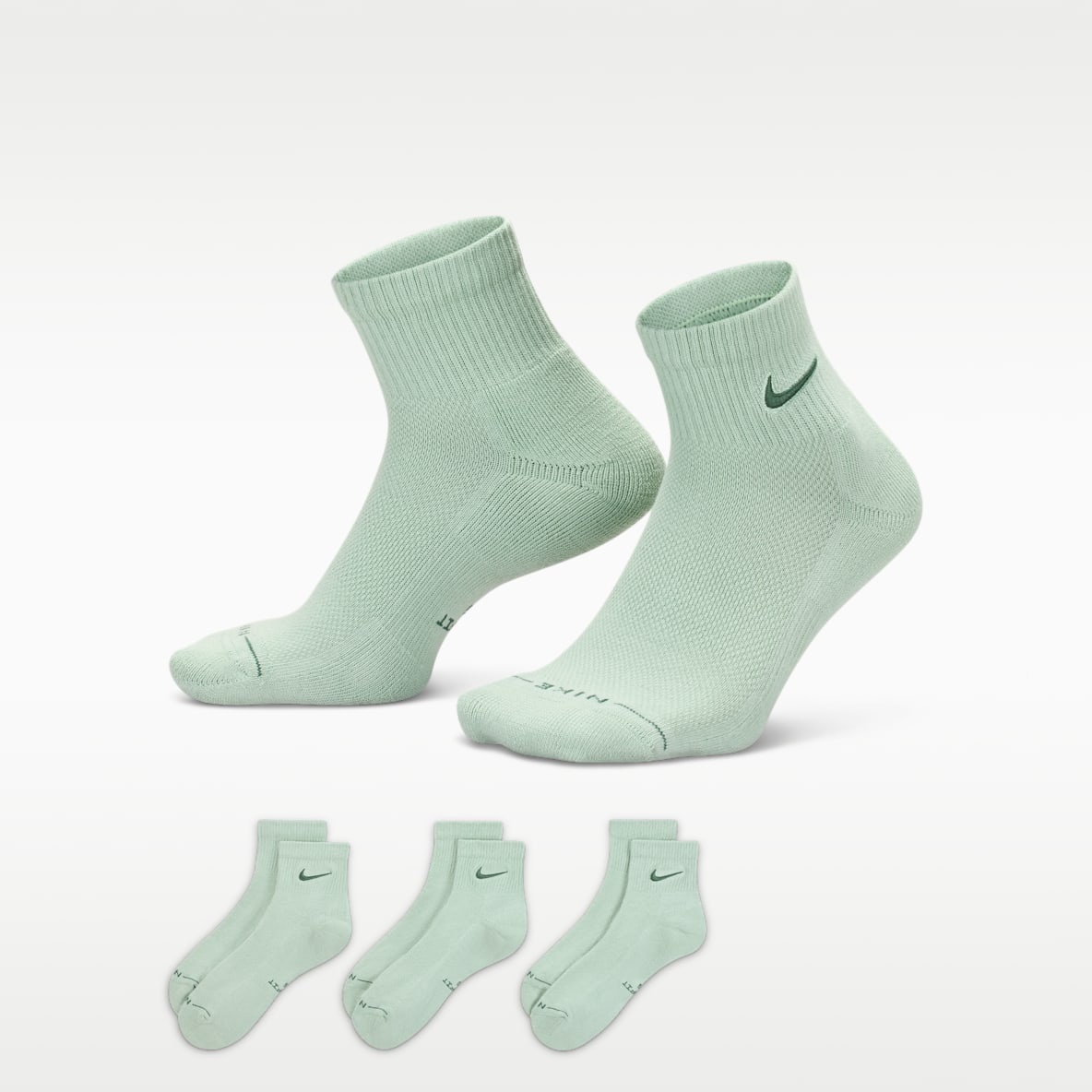 Nike Everyday Elevated Ankle Socks (3 Pairs)