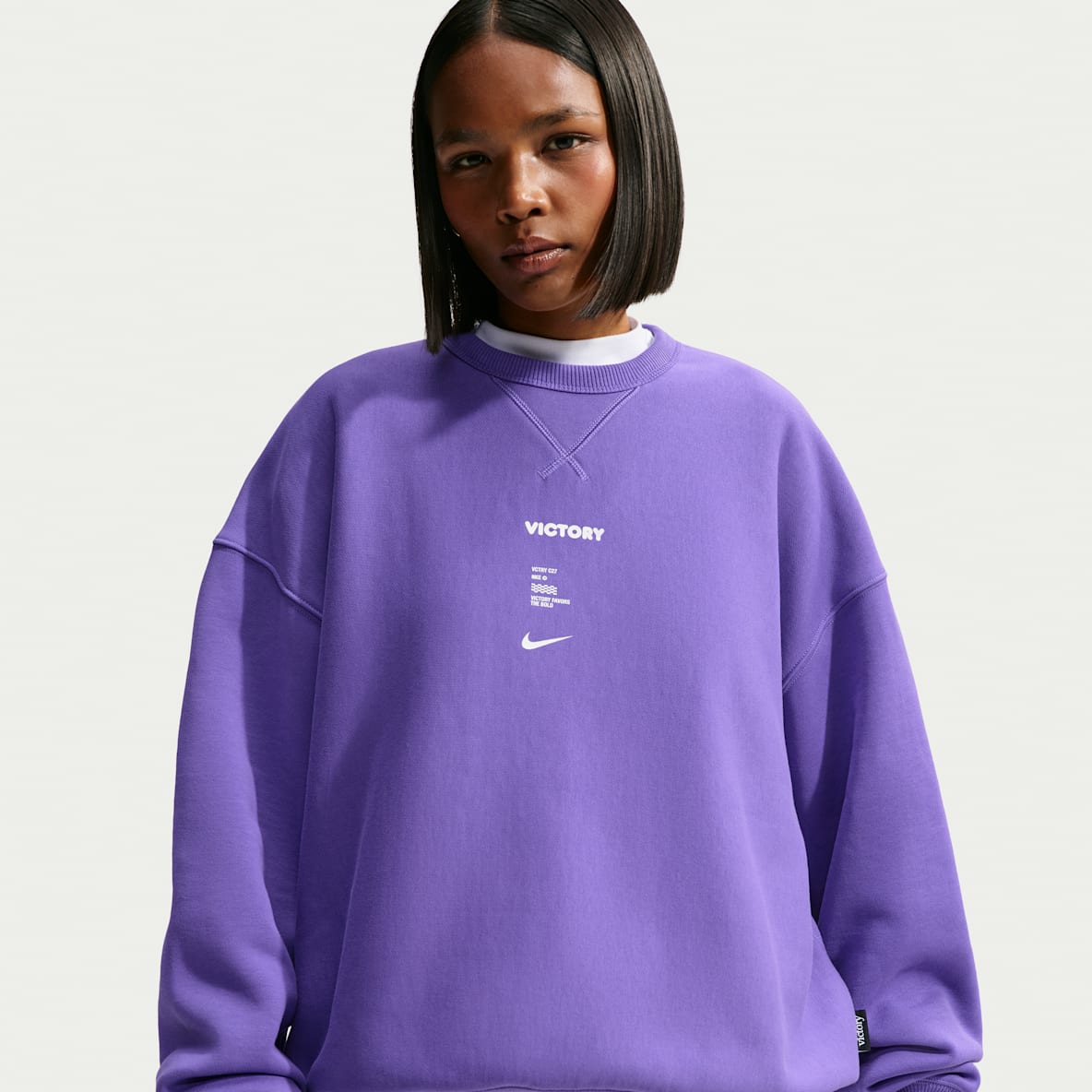 Nike Victory Collection Studio Fleece Women's Soccer Crew Neck
