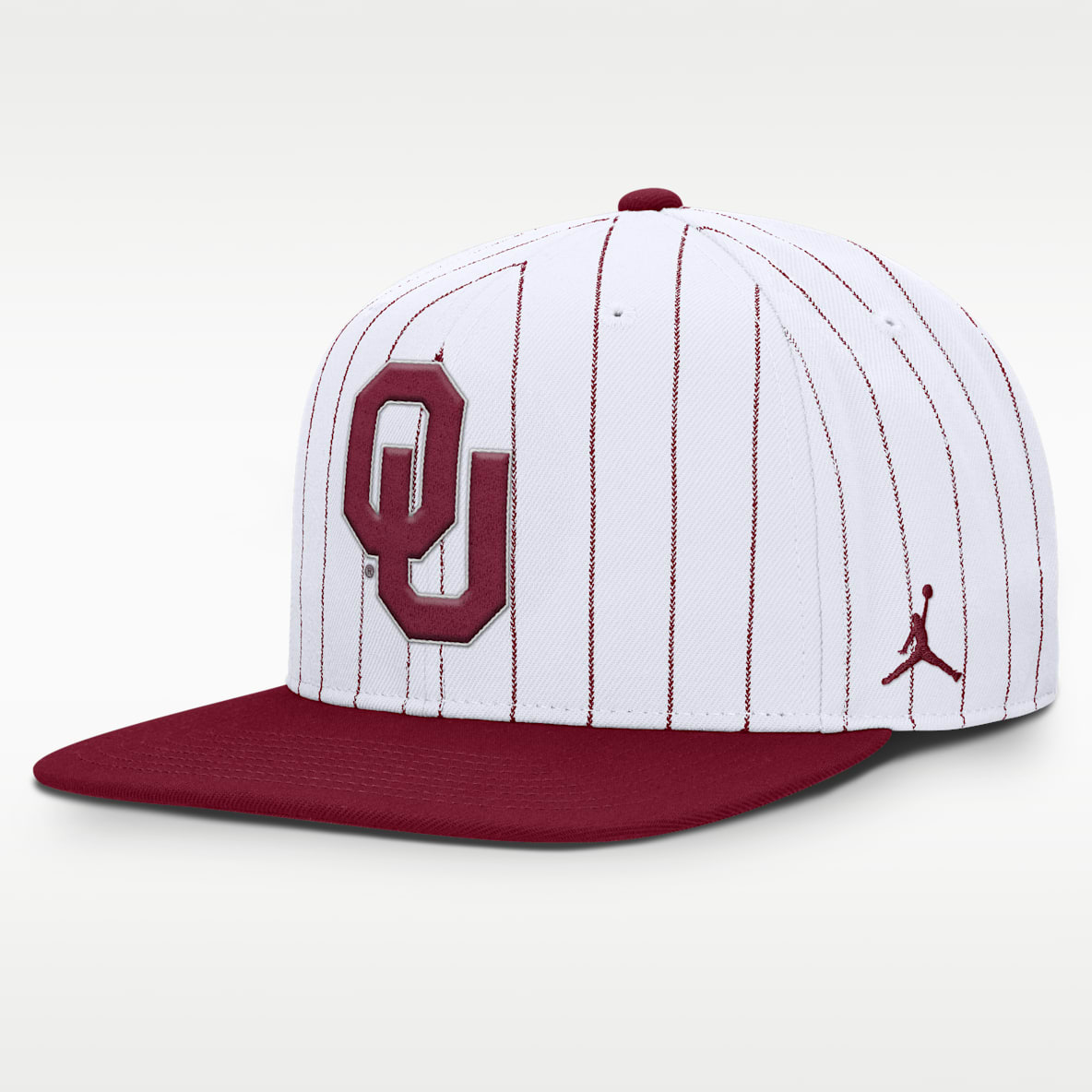 Oklahoma Primetime Pin Stripe 2-Tone Men's Jordan Brand Dri-FIT College Adjustable Hat