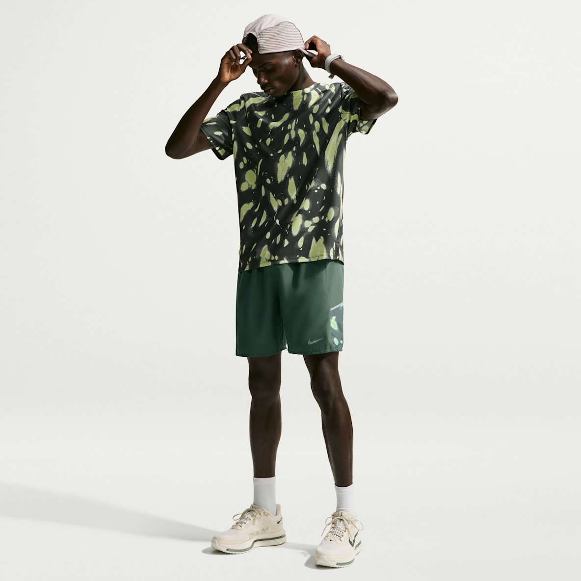 Nike Miler Calções de running forrados com slips de 18 cm Dri-FIT para homem