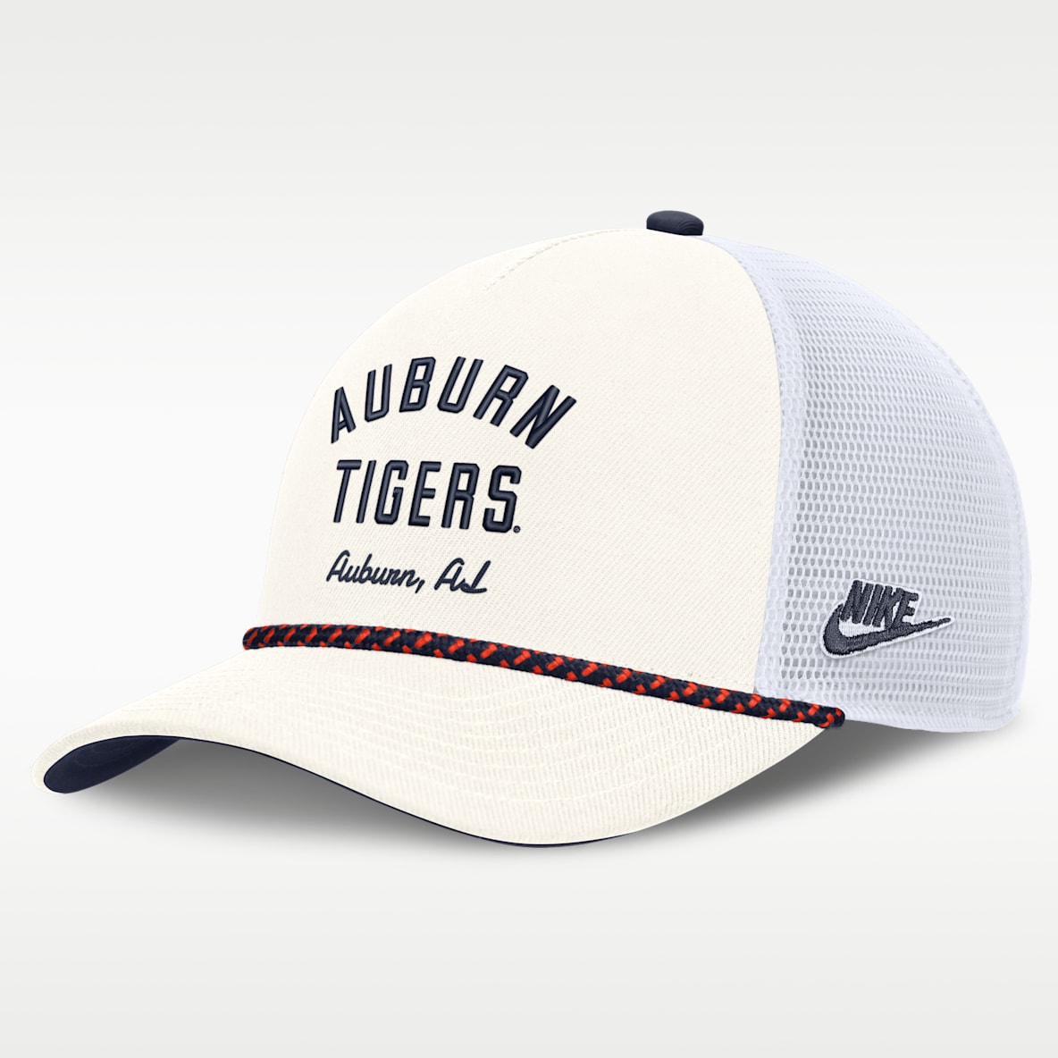 Auburn Denim Men's Nike College Trucker Adjustable Hat