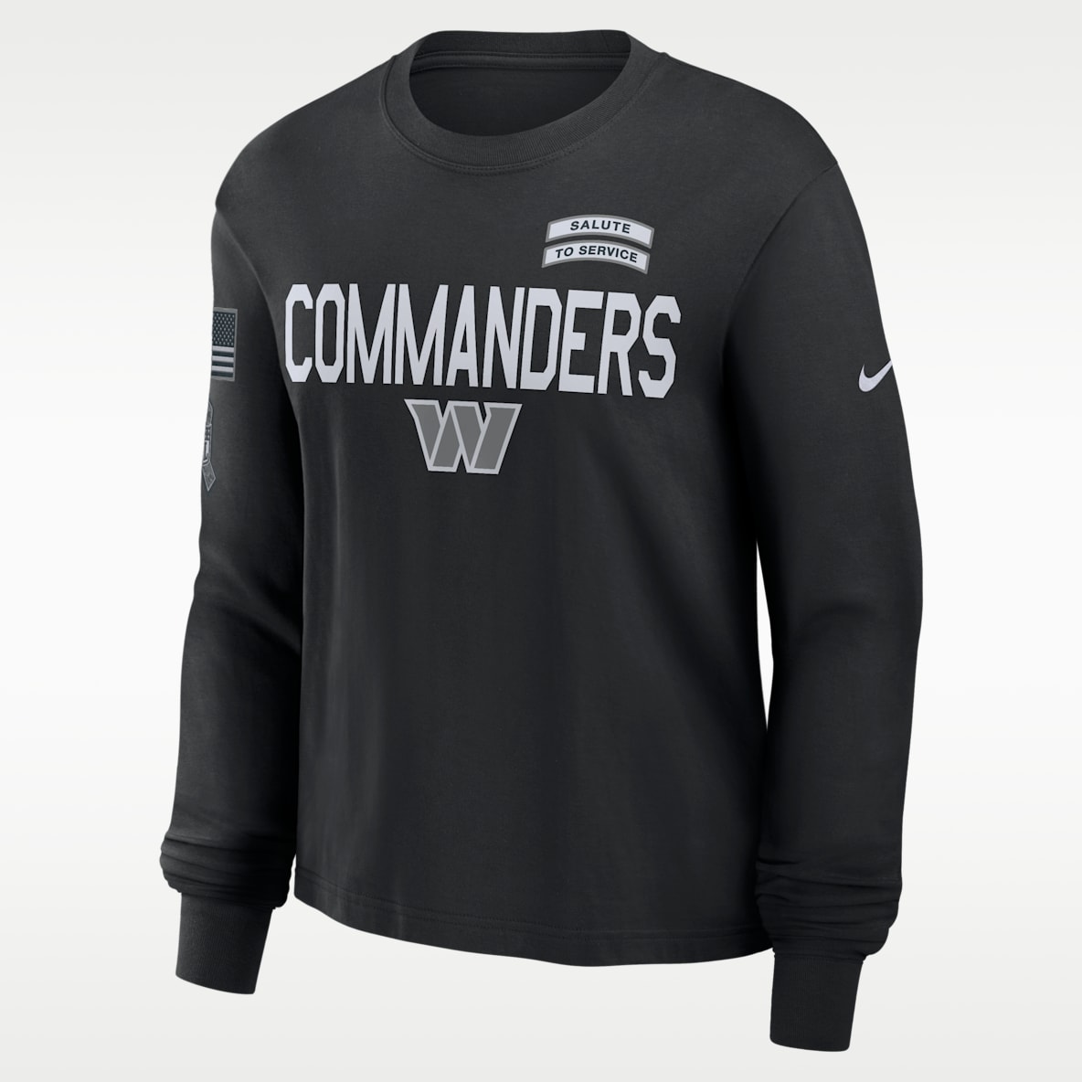 Washington Commanders Salute to Service Sideline Women's Nike Dri-FIT NFL Long-Sleeve T-Shirt