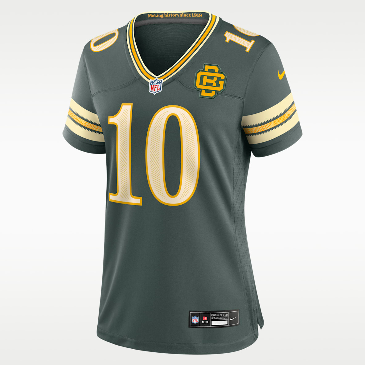 Jordan Love Green Bay Packers Rivalries Collection Women's Nike NFL Game Jersey