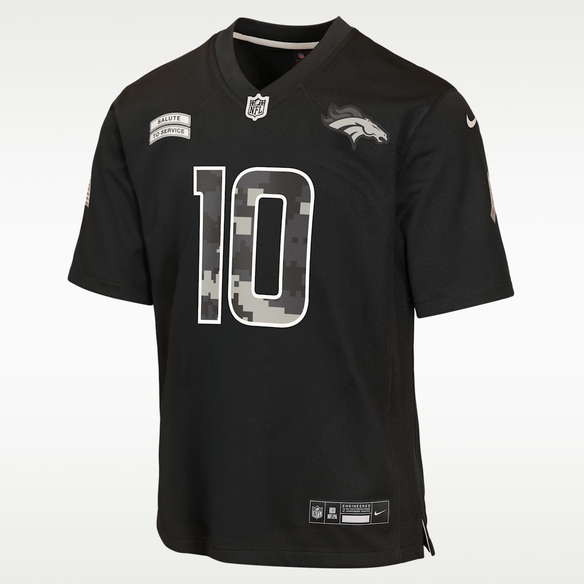 Bo Nix Denver Broncos Salute to Service Big Kids' Nike NFL Game Jersey