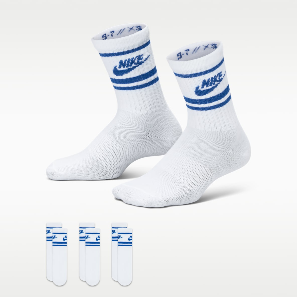 Nike Dri-FIT Futura-strømper til børn (3 par)