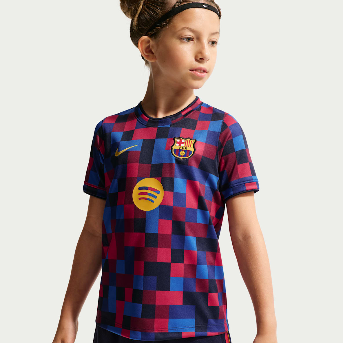 F.C. Barcelona Younger Kids' Nike Dri-FIT Football Pre-Match Top