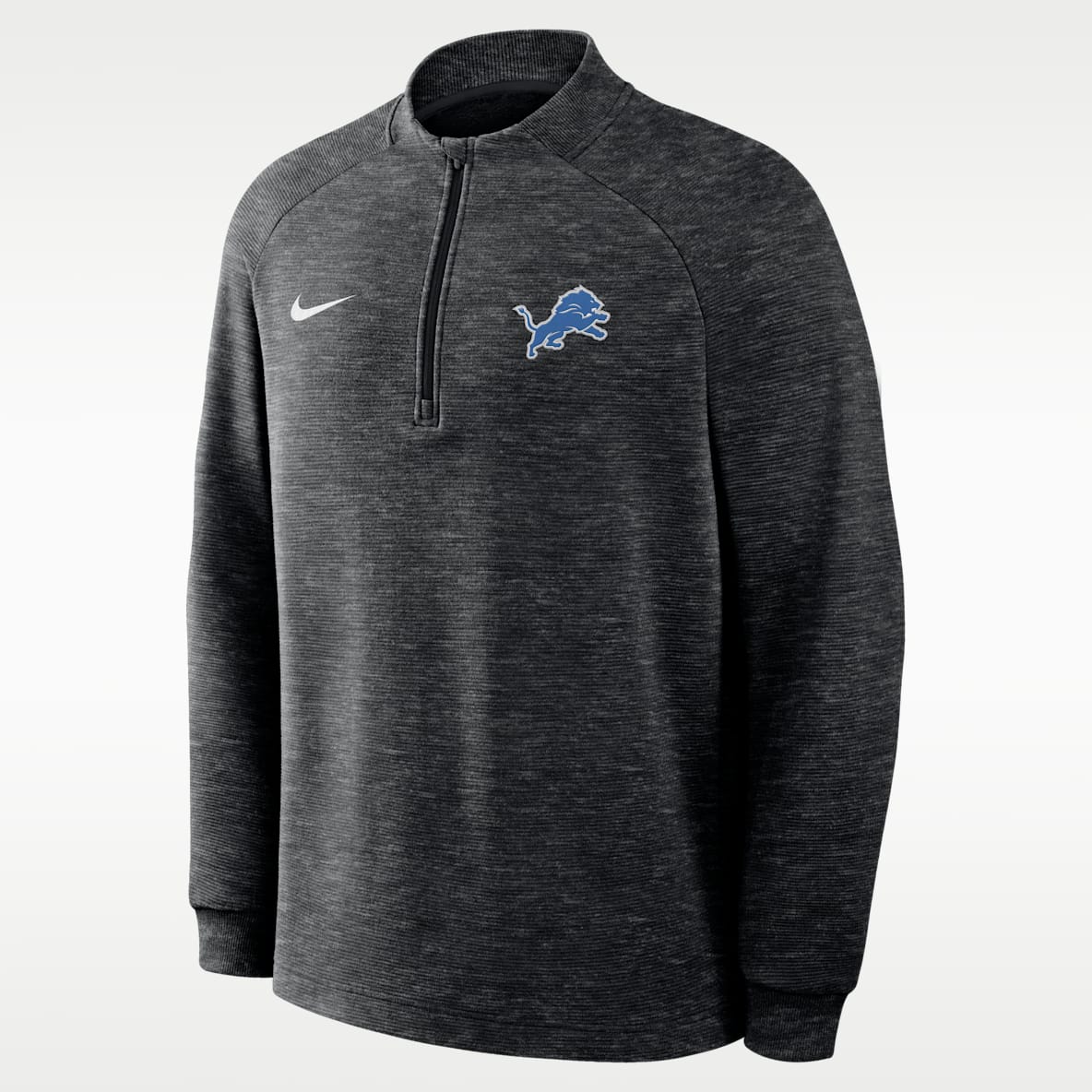 Detroit Lions Par Sudadera Nike Therma-FIT de la NFL de medio cierre para hombre
