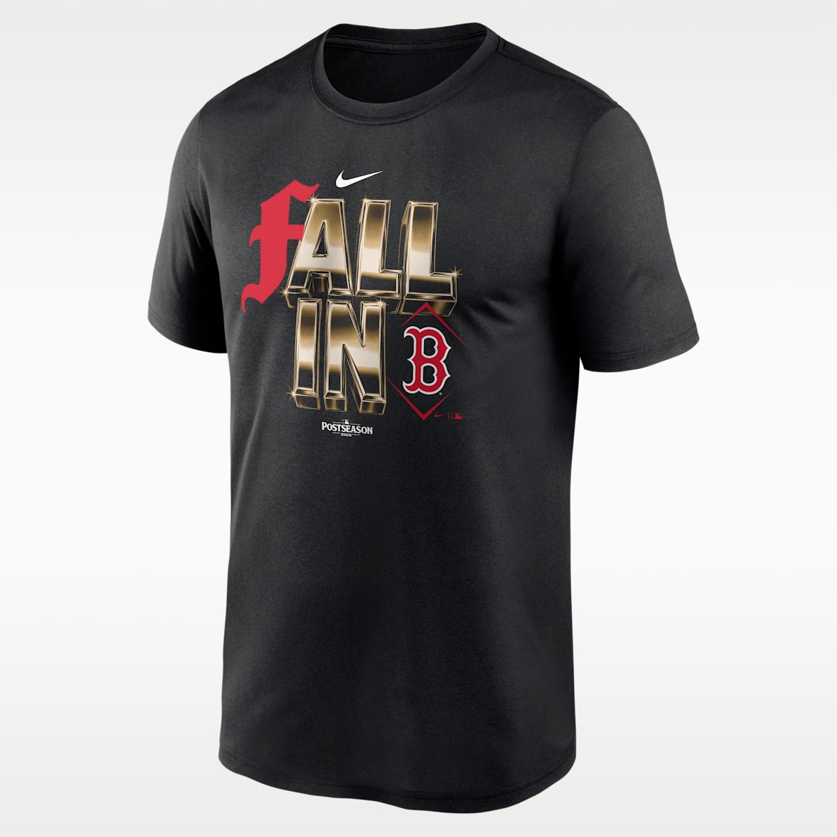 Boston Red Sox 2026 Postseason Fall In Legend Men's Nike Dri-FIT MLB T-Shirt