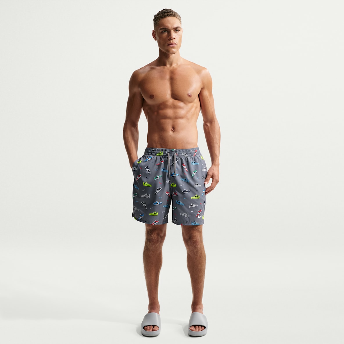 Nike Swim Breaker Men's 7" Brief-Lined Volley Short