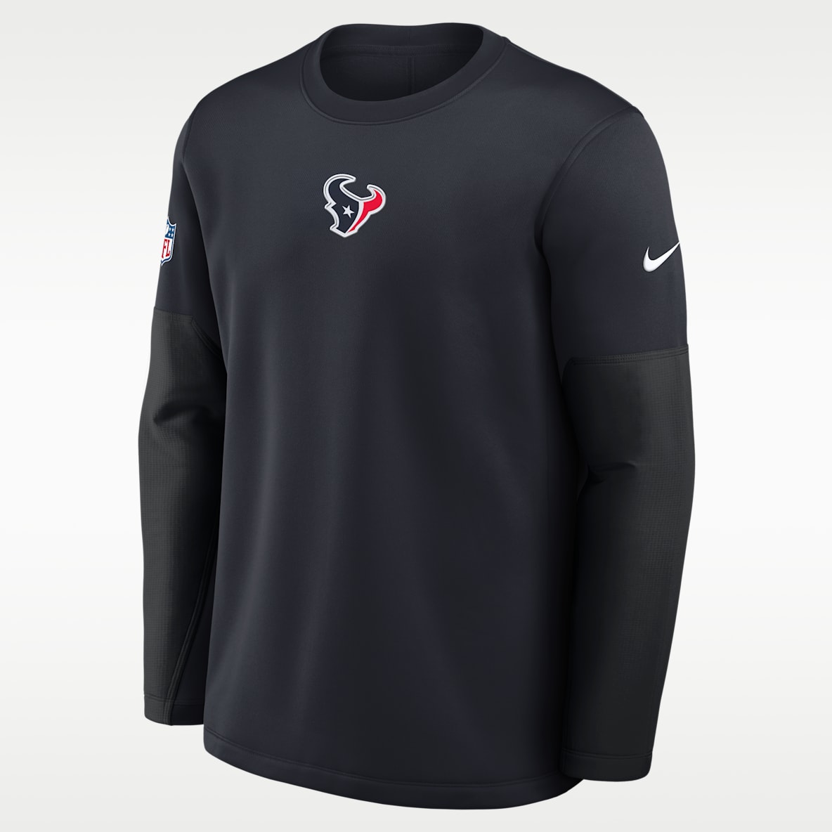 Houston Texans Scripted To Win Sideline Coach Men's Nike Therma-FIT NFL Long-Sleeve T-Shirt