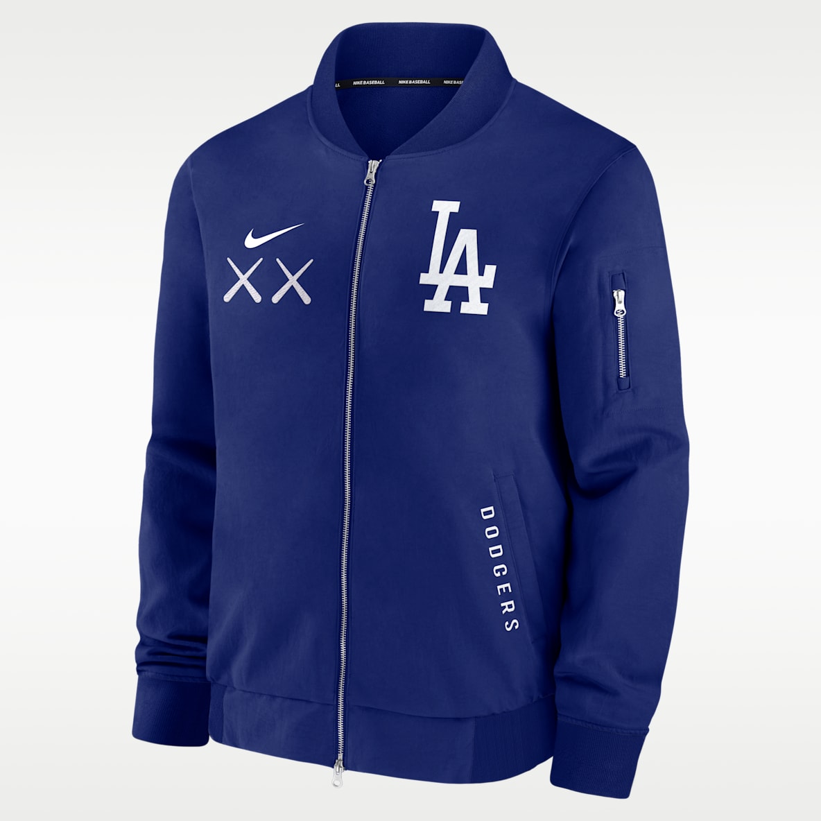 Los Angeles Dodgers Dugout Men's Nike x KAWS MLB Full-Zip Bomber Jacket