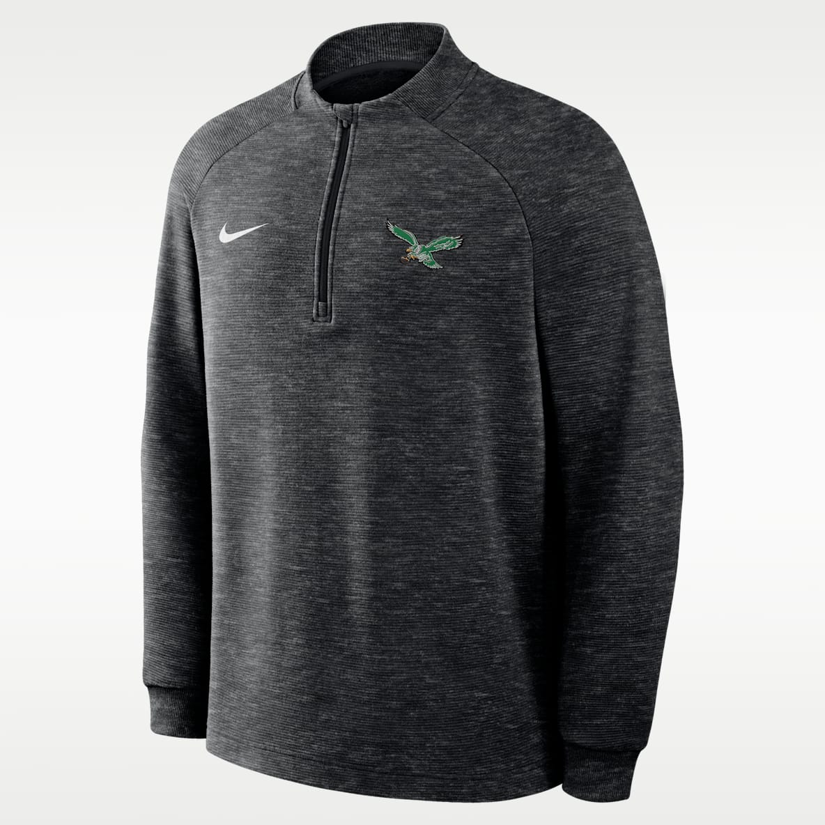 Philadelphia Eagles Par Sudadera Nike Therma-FIT de la NFL de medio cierre para hombre