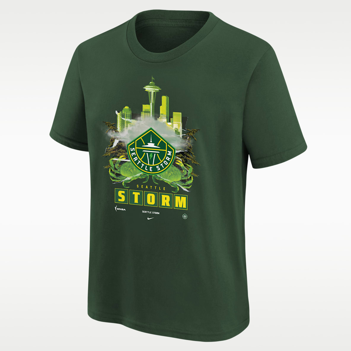 Seattle Storm Playera Nike de la WNBA para niños talla grande