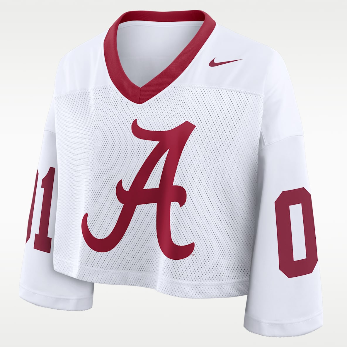Alabama Logo Women's Nike Dri-FIT College Cropped Jersey